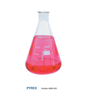 MATRAZ ERLENMEYER GRADUADO DE 500ML