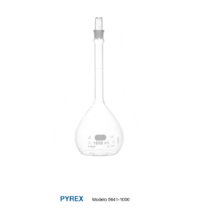 MATRAZ VOLUMETRICO T/VID 1000 ML.