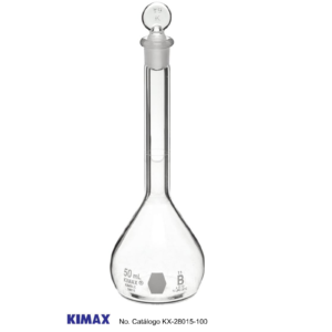 MATRAZ VOLUMETRICO B TAPON VIDRIO 100