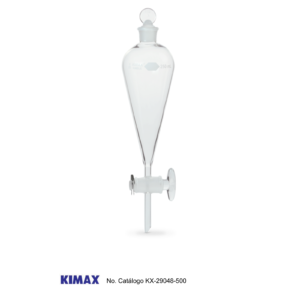 EMBUDO SEPARACIO.SQUIBB F/P  T/V 500ML