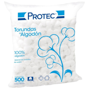 TORUNDAS DE ALGODON DE 500 GR.