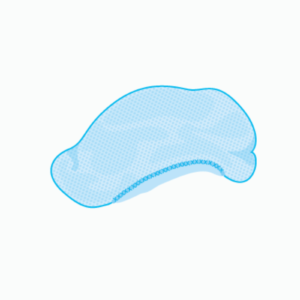 GORRO PARA PACIENTE AZUL CON RESORTE CON 50 PIEZAS